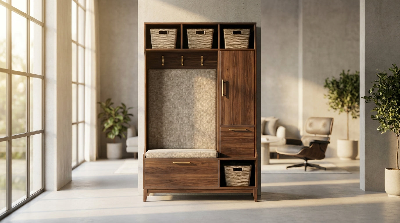 Hall Trees & Storage Benches