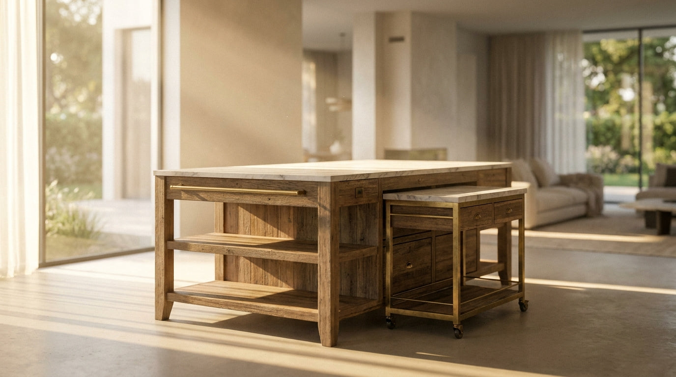 Kitchen Island & Kitchen Cart