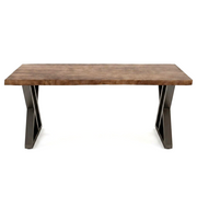 55" Solid Wood Desk with Drawers
