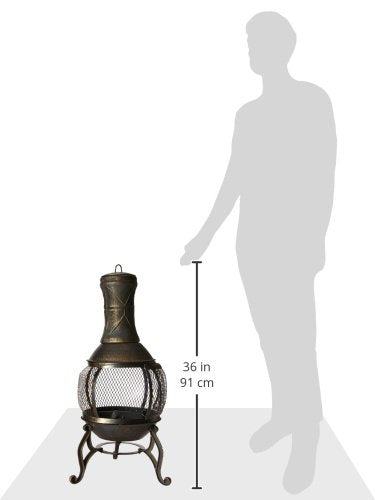 Outdoor Steel Chimenea Fireplace