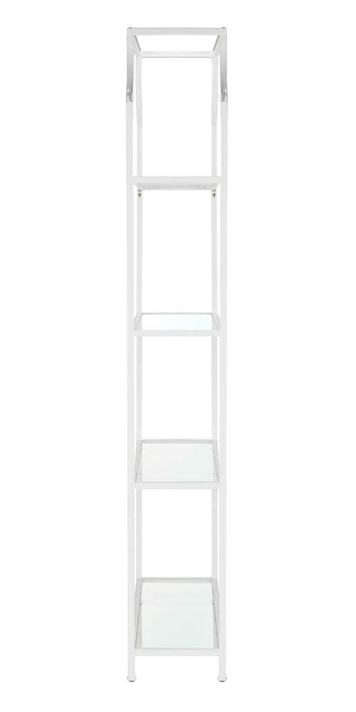 White 4-Tier Bookshelf