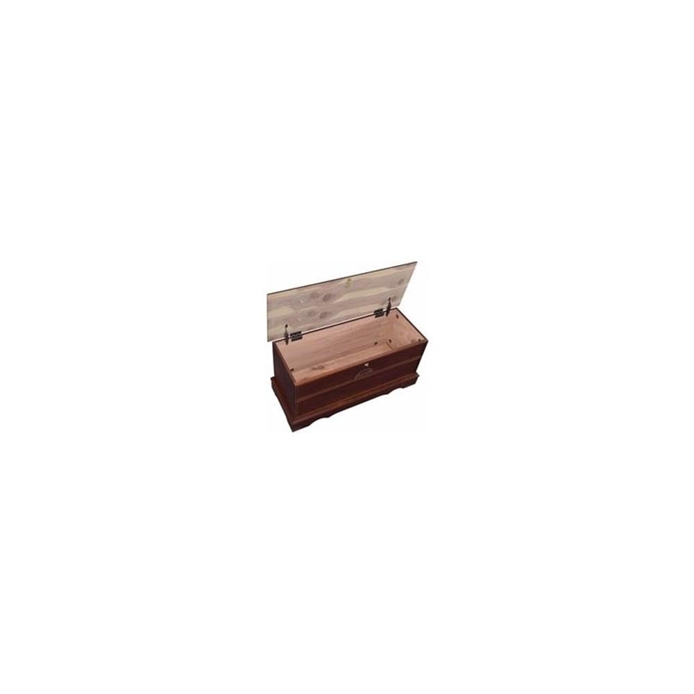 Traditional Wood Cedar Chest with Flip-Top Lid