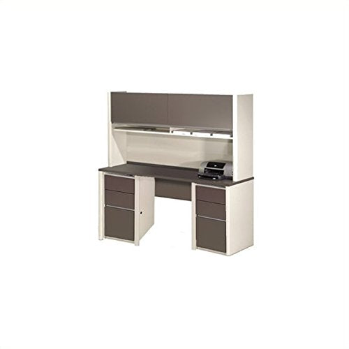 Office Credenza with Hutch