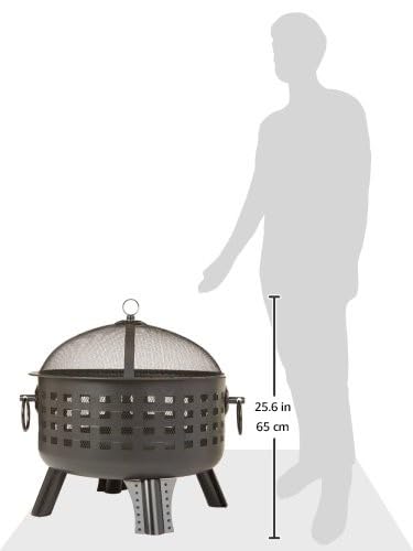 Round Steel Lattice Fire Pit