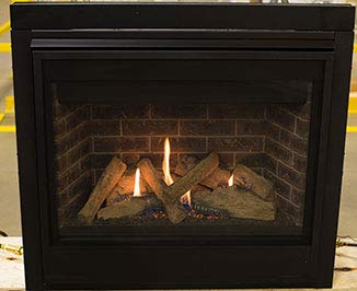 Majestic Quartz QUARTZ36IN Direct Vent Natural Gas Burning Fireplace with Intellifire Ignition (36N)