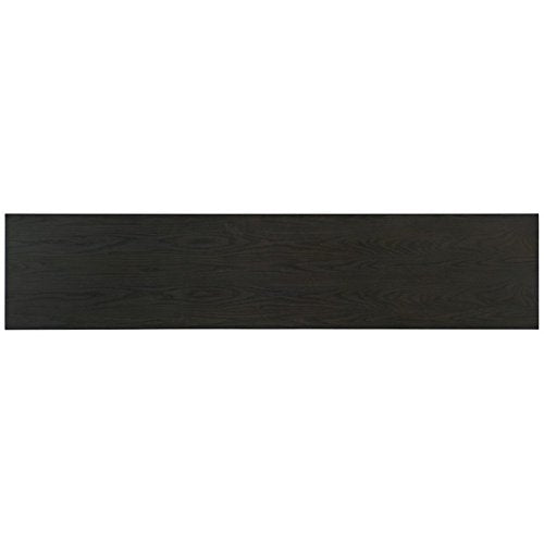 Louvered Wood TV Stand