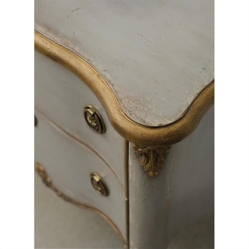 Hooker Furniture Seven Seas French Two Drawer Wood Accent Chest in Gray
