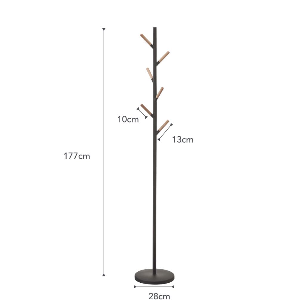 Black Freestanding Coat Rack