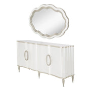 MICHAEL AMINI London Place Sideboard with Mirror - Creamy Pearl