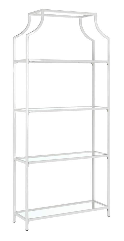 White 4-Tier Bookshelf
