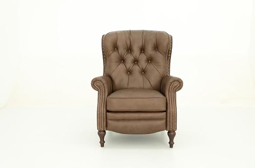Wine Leather Recliner