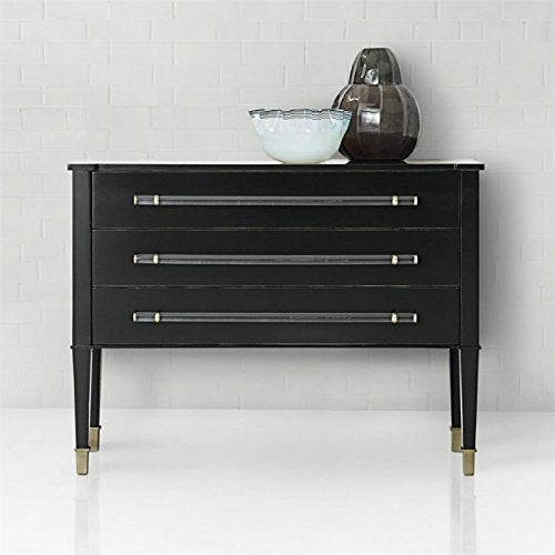 Hooker Furniture Melange Rowan 3 Drawer Accent Chest in Black