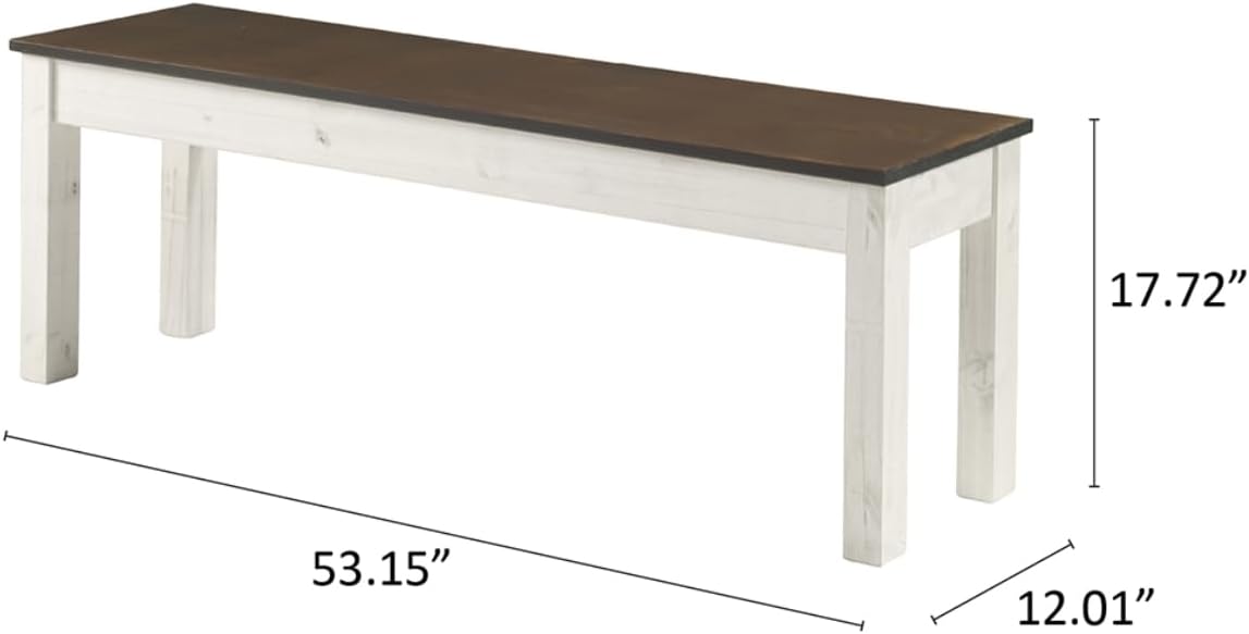 Pine Wood Entryway & Dining Bench