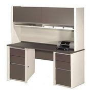 Office Credenza with Hutch