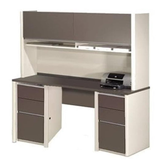 Office Credenza with Hutch