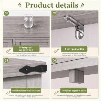 Farmhouse 8-Drawer Dresser