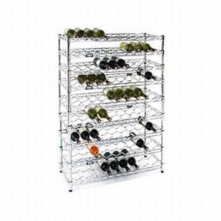 SI Shelving Inc. 14" d x 36" w x 72" h Wine Rack with 9 Shelves, Weight Capacity 100lsb Evenly Distributed