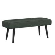 Green Corduroy Bench