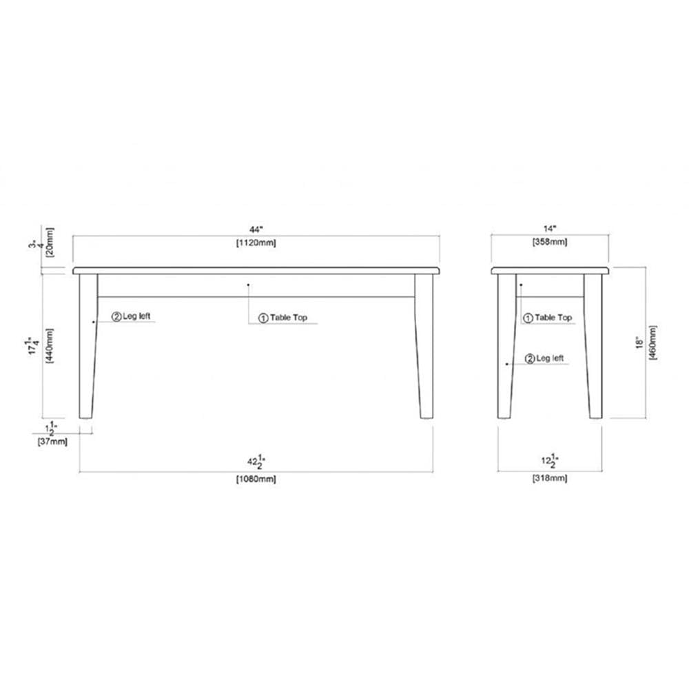 Shaker Dining Bench
