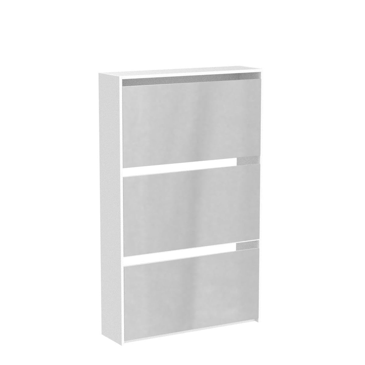 HOPUBUY Shoe Cabinet for Entryway, Narrow Shoe Storage with 3 Flip Drawers