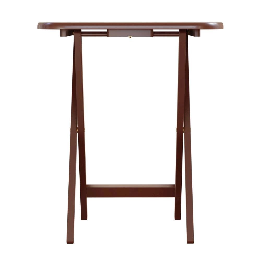 Folding TV Tray Table Set with Stand