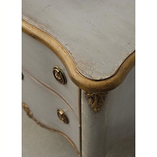 Hooker Furniture Seven Seas French Two Drawer Wood Accent Chest in Gray