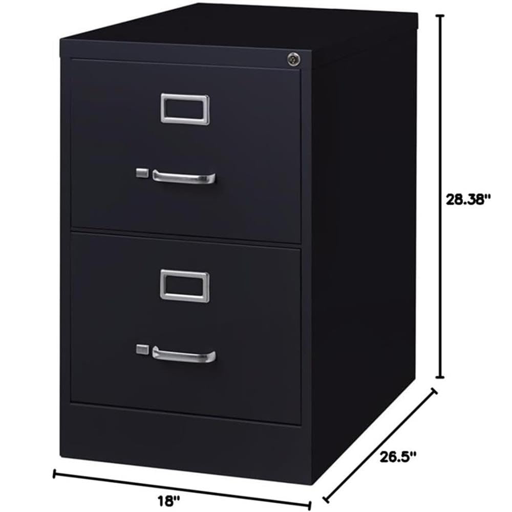 2-Drawer Locking Steel Filing Cabinet