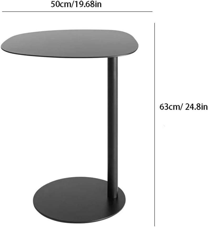 ULTRAWAVE End Table Sofa Table Simple Sofa Side Table, C-Shaped Side Table, Living Room Corner Table, Small Coffee Table, Snack Table, Bedroom Small Table Side Tables(A)