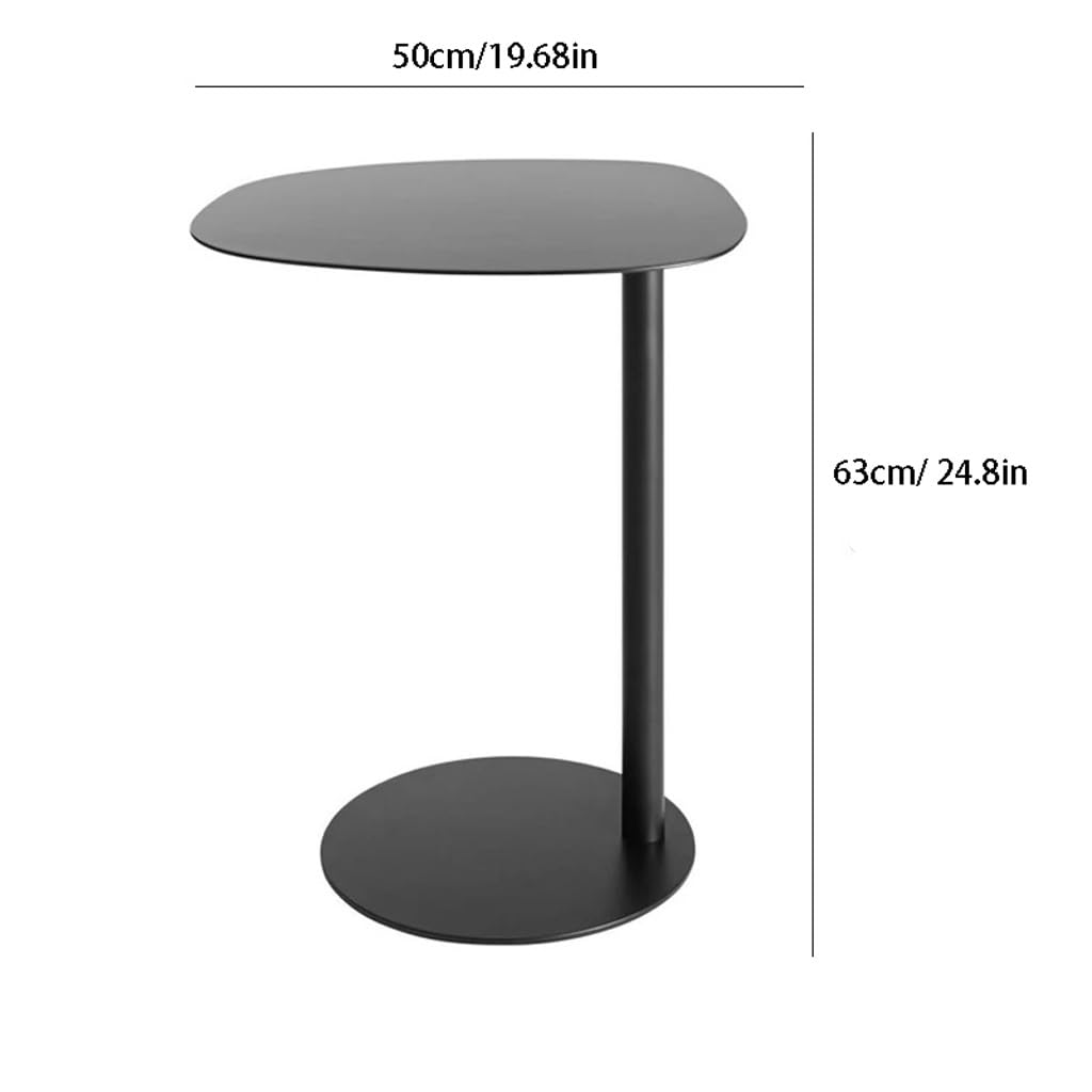 ULTRAWAVE End Table Sofa Table Simple Sofa Side Table, C-Shaped Side Table, Living Room Corner Table, Small Coffee Table, Snack Table, Bedroom Small Table Side Tables(A)