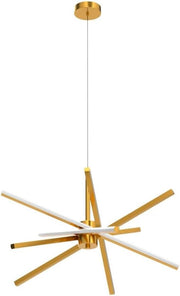 5-Light LED Modern Chandelier with Remote Control