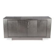 Butler Specialty Company Francois Silver Leather 70.5" Buffet Sideboard - Silver
