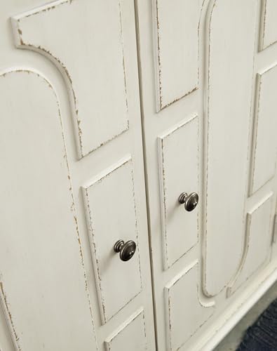 4-Door Accent Cabinet with Adjustable Shelves