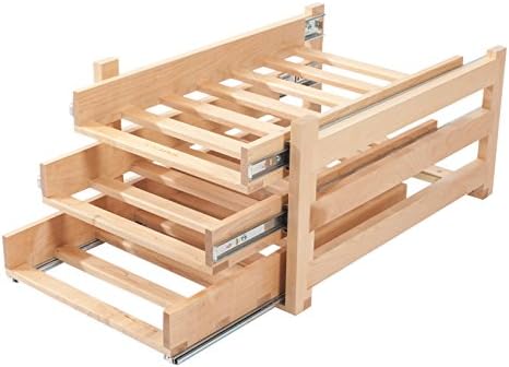 In-Cabinet Sliding Tray Wine Rack