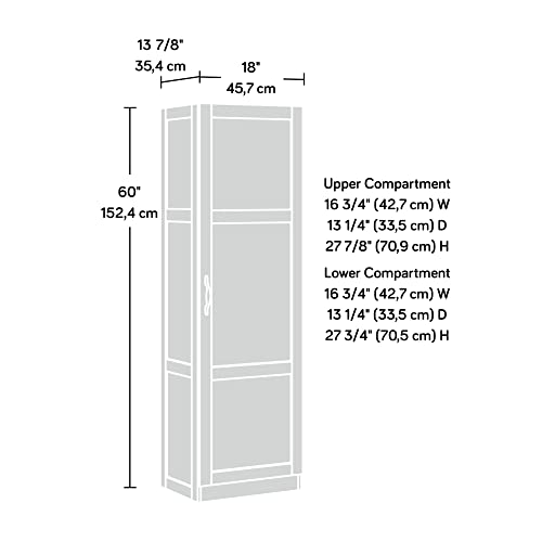 Sauder Miscellaneous Storage Storage Cabinet/ Pantry cabinets, Cinnamon Cherry finish