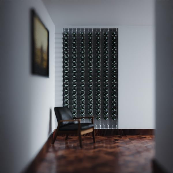 Floor-to-Ceiling Cable Wine Rack