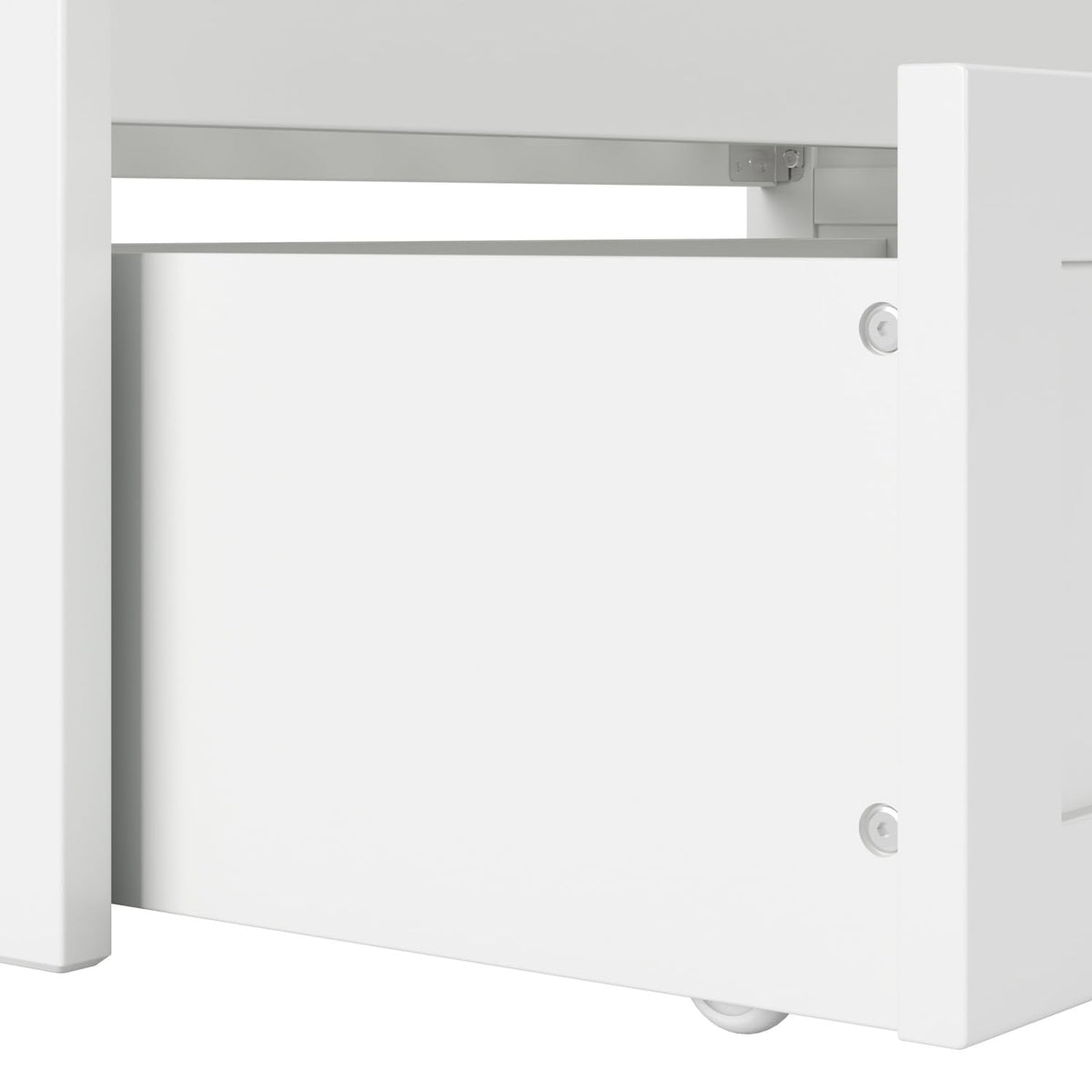 AFI, Acadia Twin Wood Daybed with 2 Storage Drawers, White