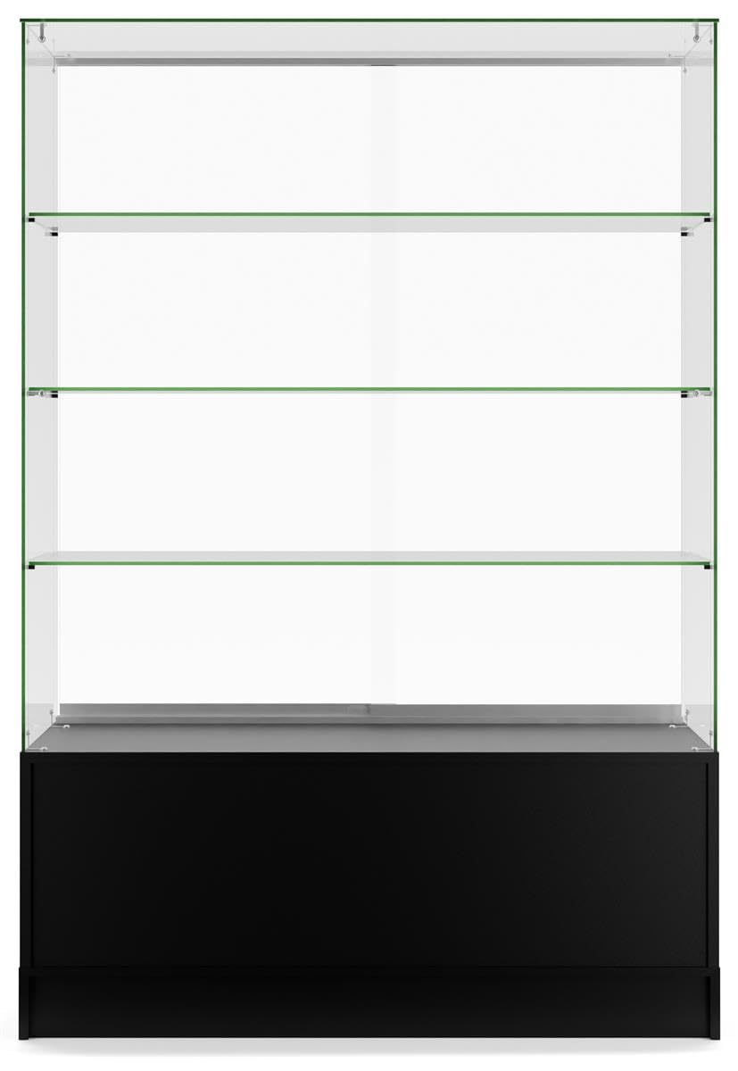 48-Inch Glass Display Cabinet with Sliding Doors