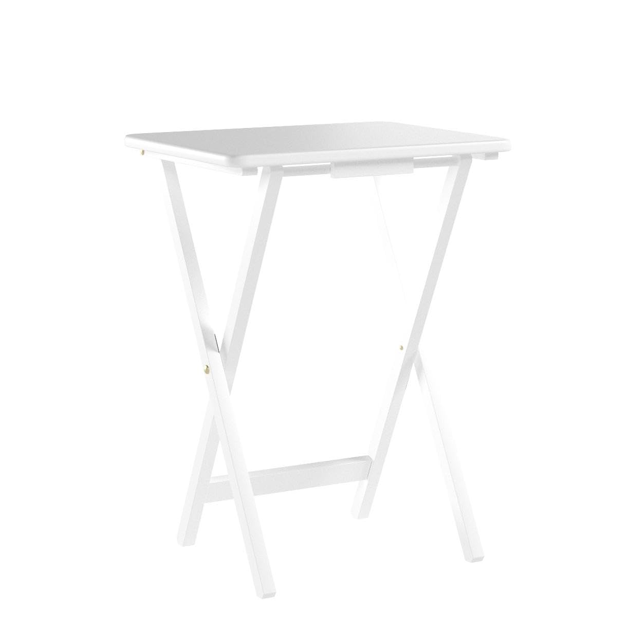 Casual Home 5pcs Tray Table Set - White (660-41)