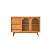 Acacia Wood Buffet Sideboard Cabinet 63"