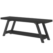 Storage Bench with Shoe Rack, 47" Entryway Bench