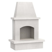 Classic Outdoor Fireplace – Freestanding Concrete