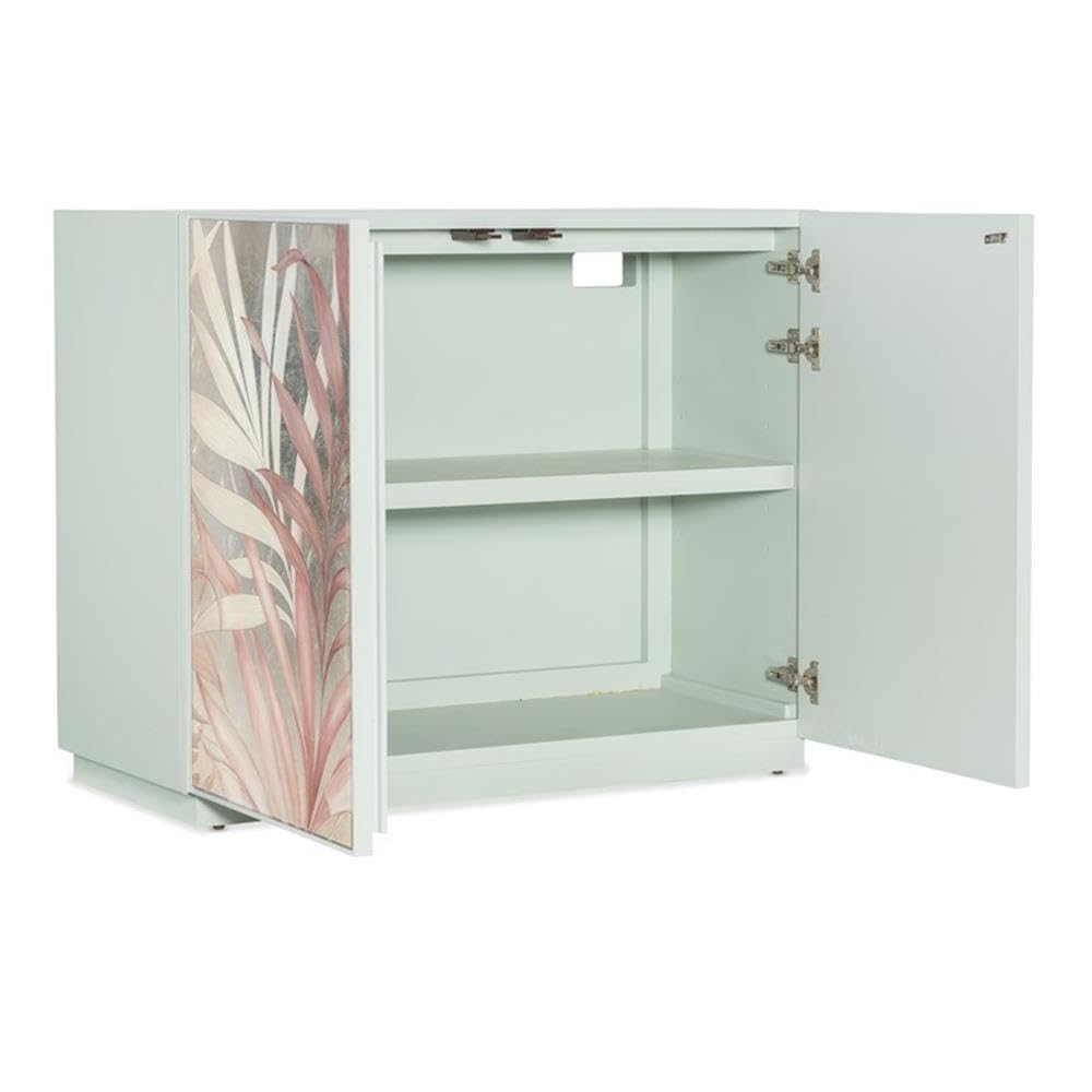 Hooker Furniture Susan G Komen Triumph Glass Door Accent Chest in Pink