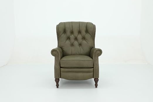 Wine Leather Recliner
