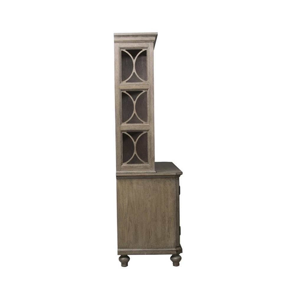 Simply Elegant Credenza & Hutch Set