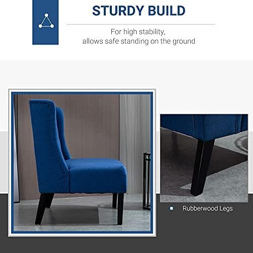 Wingback Button-Tufted Loveseat