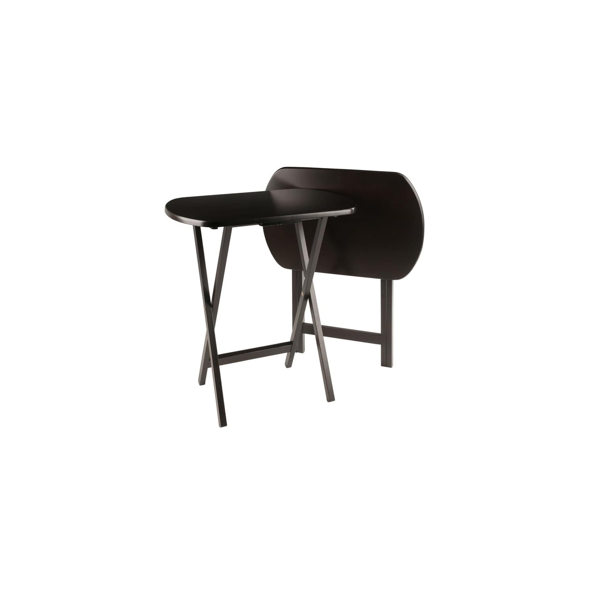 HomeStock Artisanal Abode Oversize Snack Tables, 2-Pc, Coffee