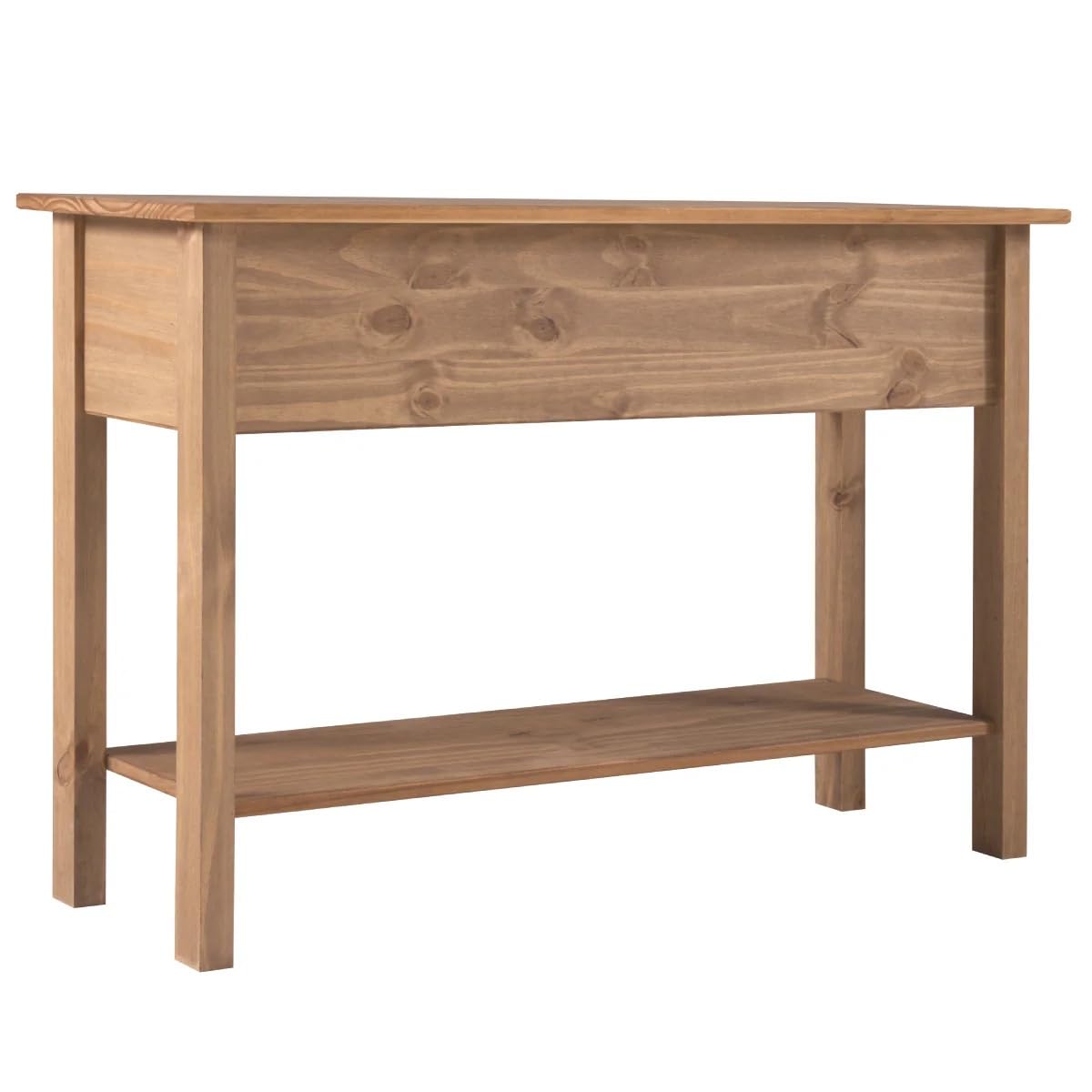 Solid Pine Console Table with Drawers