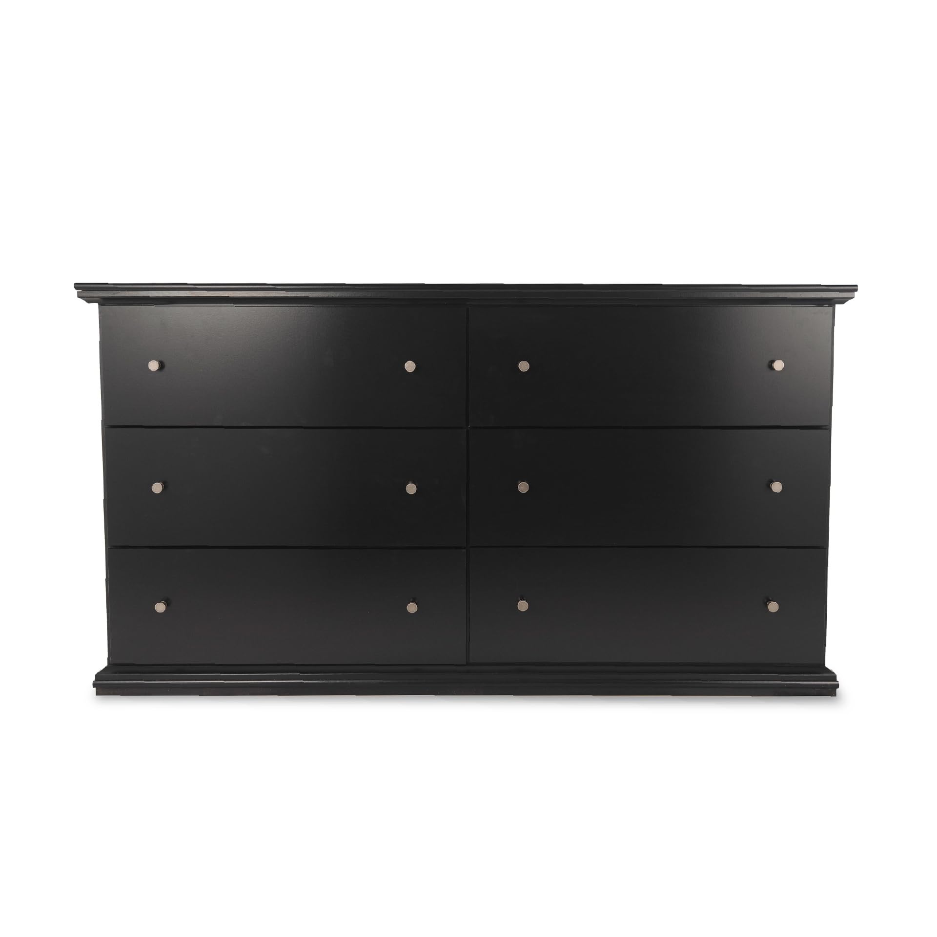Signature Design by Ashley Maribel Classic 6 Drawer Dresser, Black