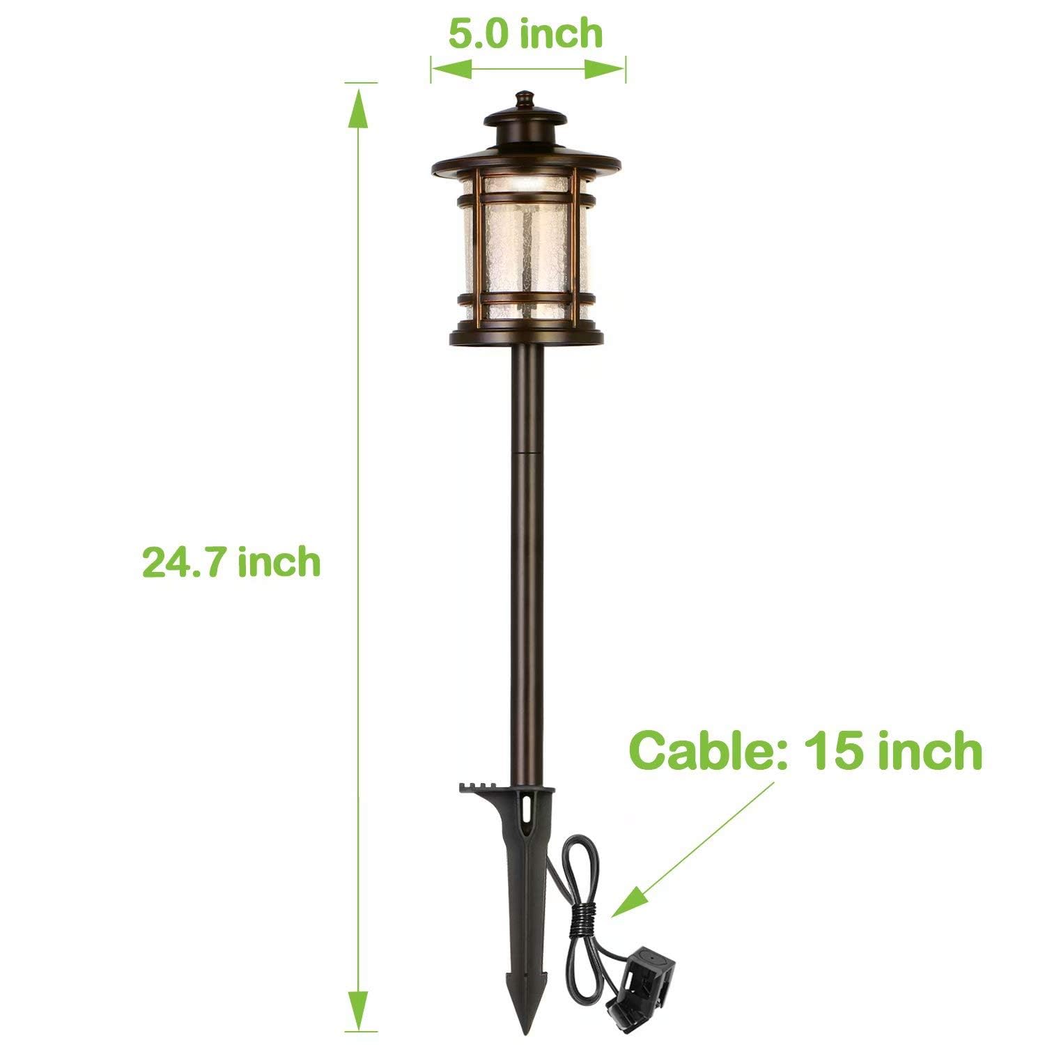 LED Landscape Path Light – 6 Pack