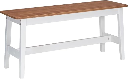 Bamboo Dining Bench – Farmhouse Style, 39.3"